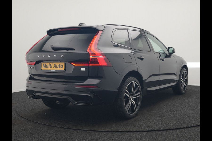 Volvo XC60 T6 AWD R-Design Plug In Hybrid 350pk Dealer O.H. PHEV | Trekhaak Af Fabriek | Panodak | Adaptive Cruise | Harman / Kardon | Lederen Sportstoelen Memory & Verwarmd | Google Assistent | Stuur Verwarmd | Keyless | Apple Carplay | DAB |
