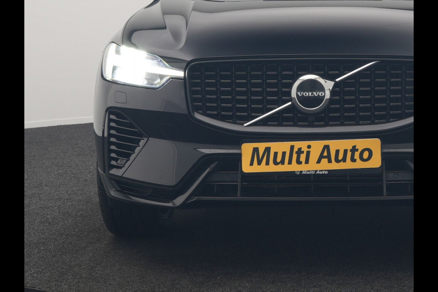 Volvo XC60 T6 AWD R-Design Plug In Hybrid 350pk Dealer O.H. PHEV | Trekhaak Af Fabriek | Panodak | Adaptive Cruise | Harman / Kardon | Lederen Sportstoelen Memory & Verwarmd | Google Assistent | Stuur Verwarmd | Keyless | Apple Carplay | DAB |