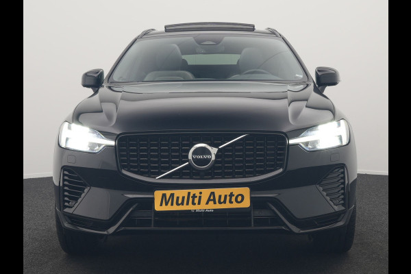 Volvo XC60 T6 AWD R-Design Plug In Hybrid 350pk Dealer O.H. PHEV | Trekhaak Af Fabriek | Panodak | Adaptive Cruise | Harman / Kardon | Lederen Sportstoelen Memory & Verwarmd | Google Assistent | Stuur Verwarmd | Keyless | Apple Carplay | DAB |