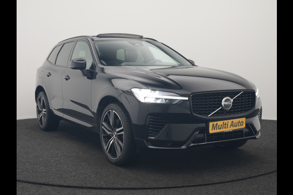 Volvo XC60 T6 AWD R-Design Plug In Hybrid 350pk Dealer O.H. PHEV | Trekhaak Af Fabriek | Panodak | Adaptive Cruise | Harman / Kardon | Lederen Sportstoelen Memory & Verwarmd | Google Assistent | Stuur Verwarmd | Keyless | Apple Carplay | DAB |