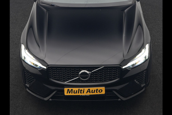 Volvo XC60 T6 AWD R-Design Plug In Hybrid 350pk Dealer O.H. PHEV | Trekhaak Af Fabriek | Panodak | Adaptive Cruise | Harman / Kardon | Lederen Sportstoelen Memory & Verwarmd | Google Assistent | Stuur Verwarmd | Keyless | Apple Carplay | DAB |