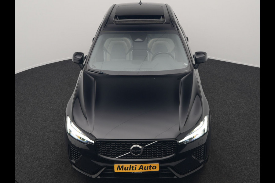 Volvo XC60 T6 AWD R-Design Plug In Hybrid 350pk Dealer O.H. PHEV | Trekhaak Af Fabriek | Panodak | Adaptive Cruise | Harman / Kardon | Lederen Sportstoelen Memory & Verwarmd | Google Assistent | Stuur Verwarmd | Keyless | Apple Carplay | DAB |