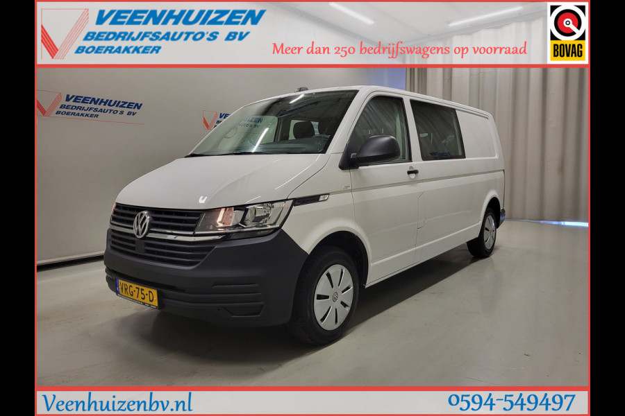 Volkswagen Transporter 2.0TDI L2/H1 Dubbele Cabine Euro 6!