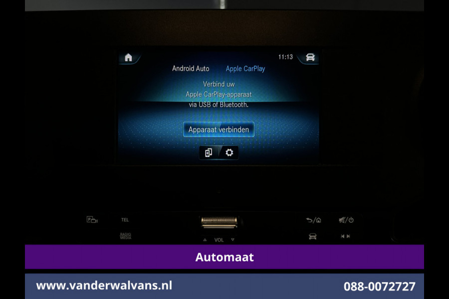 Mercedes-Benz Sprinter 317 CDI 170pk 9G-Tronic Automaat L3H2 Euro6 Airco | Camera | Apple Carplay | Cruisecontrol Chauffeursstoel, Trekhaak,  Android Auto, Stoelverwarming, 270 Graden achterdeuren, Bijrijdersbank
