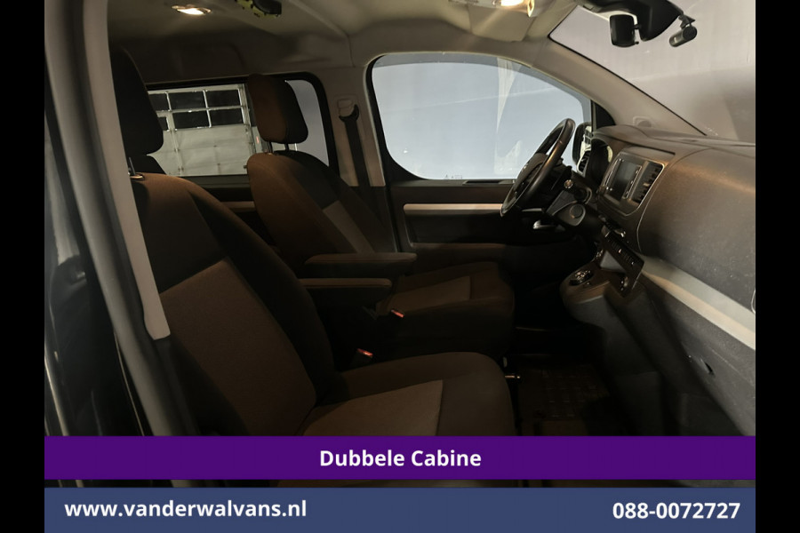 Opel Vivaro 2.0 CDTI 177pk Automaat L3H1 Dubbele Cabine Euro6 Airco | 5-Zits | Camera | Navigatie | Apple Carplay Trekhaak, LM Velgen, Parkeersensoren, Cruisecontrol