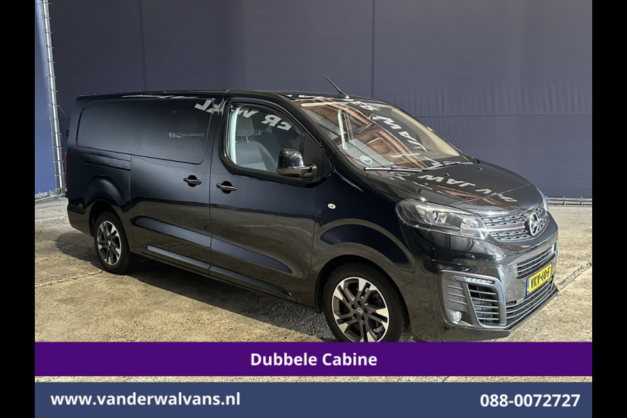 Opel Vivaro 2.0 CDTI 177pk Automaat L3H1 Dubbele Cabine Euro6 Airco | 5-Zits | Camera | Navigatie | Apple Carplay Trekhaak, LM Velgen, Parkeersensoren, Cruisecontrol