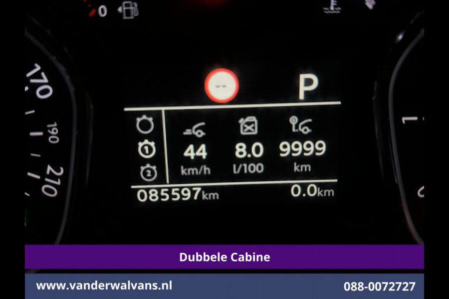Opel Vivaro 2.0 CDTI 177pk Automaat L3H1 Dubbele Cabine Euro6 Airco | 5-Zits | Camera | Navigatie | Apple Carplay Trekhaak, LM Velgen, Parkeersensoren, Cruisecontrol