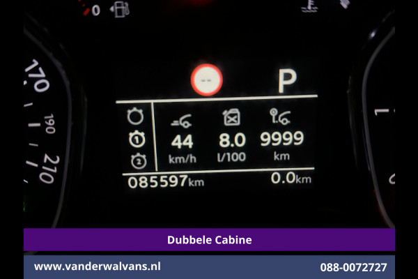 Opel Vivaro 2.0 CDTI 177pk Automaat L3H1 Dubbele Cabine Euro6 Airco | 5-Zits | Camera | Navigatie | Apple Carplay Trekhaak, LM Velgen, Parkeersensoren, Cruisecontrol