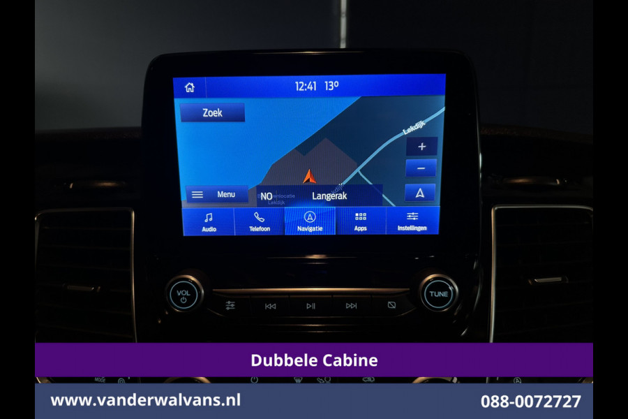 Ford Transit Custom 2.0 TDCI 130pk Automaat L2H1 Dubbele cabine Limited Euro6 Airco | 2x Zijdeur | 5-Zits | Camera | Navigatie Cruisecontrol, LED, Trekhaak, LM Velgen, Stoelverwarming, Verwarmde Voorruit, Parkeersensoren