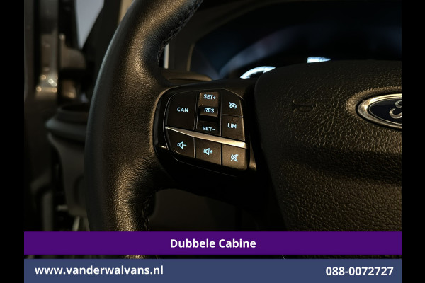 Ford Transit Custom 2.0 TDCI 130pk Automaat L2H1 Dubbele cabine Limited Euro6 Airco | 2x Zijdeur | 5-Zits | Camera | Navigatie Cruisecontrol, LED, Trekhaak, LM Velgen, Stoelverwarming, Verwarmde Voorruit, Parkeersensoren
