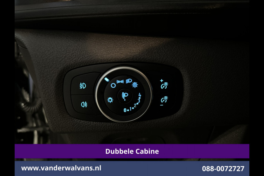 Ford Transit Custom 2.0 TDCI 130pk Automaat L2H1 Dubbele cabine Limited Euro6 Airco | 2x Zijdeur | 5-Zits | Camera | Navigatie Cruisecontrol, LED, Trekhaak, LM Velgen, Stoelverwarming, Verwarmde Voorruit, Parkeersensoren