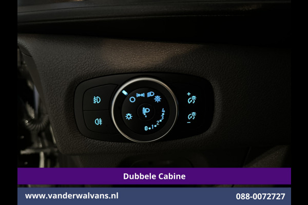 Ford Transit Custom 2.0 TDCI 130pk Automaat L2H1 Dubbele cabine Limited Euro6 Airco | 2x Zijdeur | 5-Zits | Camera | Navigatie Cruisecontrol, LED, Trekhaak, LM Velgen, Stoelverwarming, Verwarmde Voorruit, Parkeersensoren