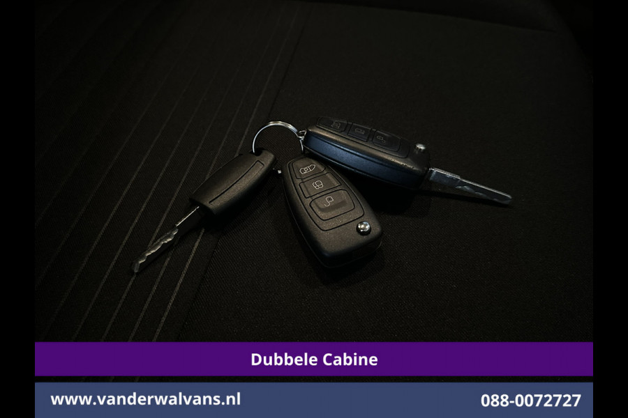 Ford Transit Custom 2.0 TDCI 130pk Automaat L2H1 Dubbele cabine Limited Euro6 Airco | 2x Zijdeur | 5-Zits | Camera | Navigatie Cruisecontrol, LED, Trekhaak, LM Velgen, Stoelverwarming, Verwarmde Voorruit, Parkeersensoren