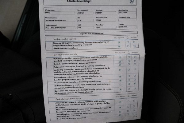 Volkswagen Polo 1.0 TSI Highline Business 2x R-Line - N.A.P. Airco, Cruise, Carplay, Camera, Virtual Cockpit, PDC, Navi.