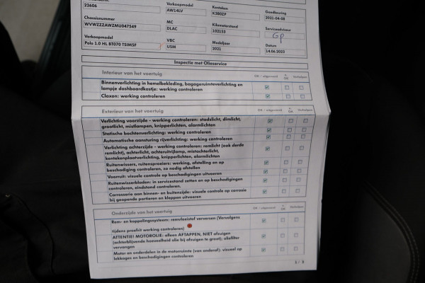 Volkswagen Polo 1.0 TSI Highline Business 2x R-Line - N.A.P. Airco, Cruise, Carplay, Camera, Virtual Cockpit, PDC, Navi.