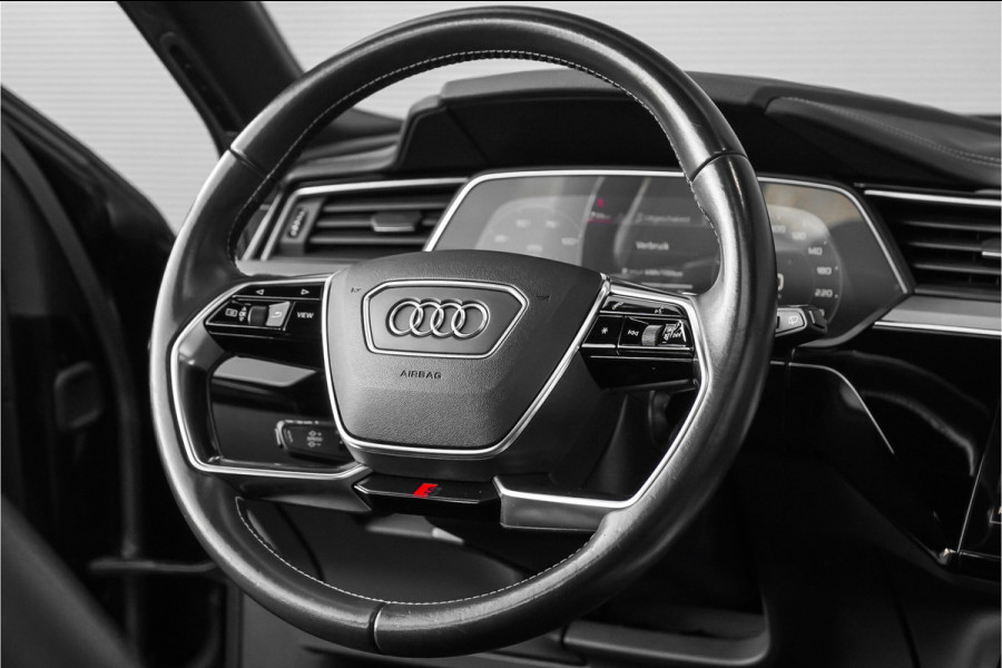 Audi e-tron 55 Quattro Advanced Pro Line+ 95 kWh S-Line Zwart Optiek Pano ACC HUD Trekhaak