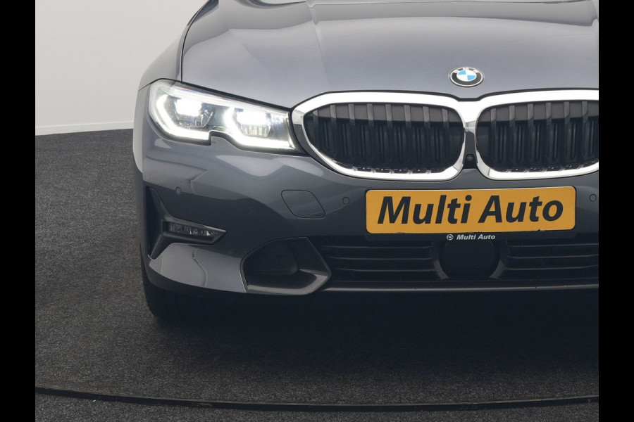 BMW 3 Serie Touring 330e Sportline Plug In Hybrid 293pk Dealer O.H. PHEV | Trekhaak Af Fabriek | Panodak | Head Up | Adaptive Cruise | 360 Camera | Laser LED | Harman / Kardon | Lederen Sportstoelen Verwarmd | Stuur Verwarmd | Sfeerverlichting | Keyless |