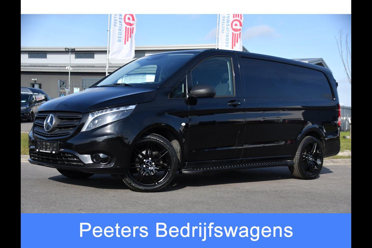 Mercedes-Benz Vito 116 CDI L2 Black Edition Camera, Cruise, Carplay, 164pk, LED, Stoelverwarming, Standkachel, Automaat, Uniek!