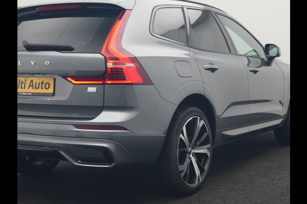 Volvo XC60 T6 AWD R-Design Plug In Hybrid 350pk Dealer O.H. PHEV | Panodak | Adaptive Cruise | Camera | Lederen Sportstoelen Memory & Verwarmd | Harman / Kardon | Stuur Verwarmd | 21"L.M | Apple Carplay | Keyless | Blis | Navigatie | DAB |
