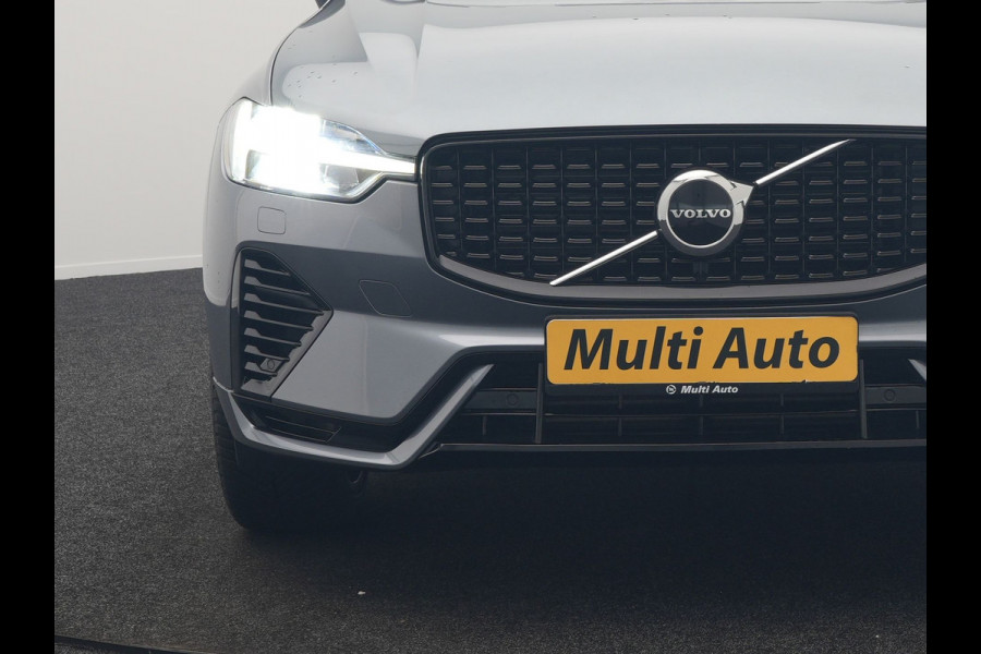 Volvo XC60 T6 AWD R-Design Plug In Hybrid 350pk Dealer O.H. PHEV | Panodak | Adaptive Cruise | Camera | Lederen Sportstoelen Memory & Verwarmd | Harman / Kardon | Stuur Verwarmd | 21"L.M | Apple Carplay | Keyless | Blis | Navigatie | DAB |