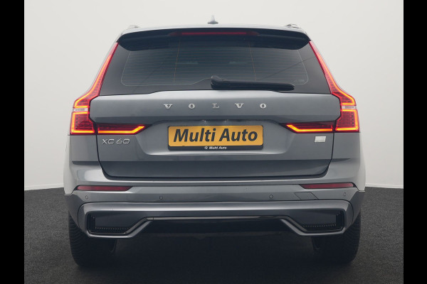 Volvo XC60 T6 AWD R-Design Plug In Hybrid 350pk Dealer O.H. PHEV | Panodak | Adaptive Cruise | Camera | Lederen Sportstoelen Memory & Verwarmd | Harman / Kardon | Stuur Verwarmd | 21"L.M | Apple Carplay | Keyless | Blis | Navigatie | DAB |