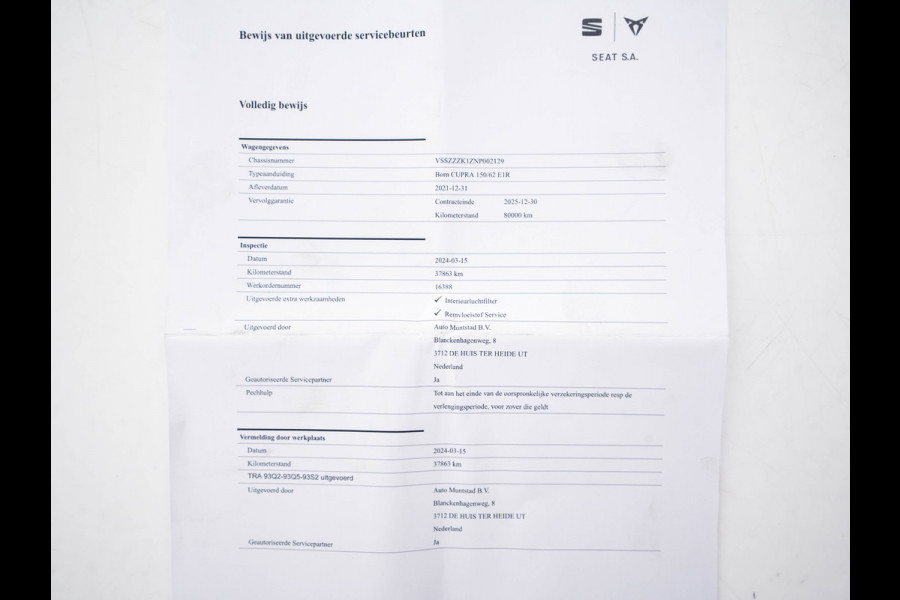 CUPRA Born Copper Edition 62 kWh [ 3-Fase-11kW ] {SOH-92%} (INCL-BTW) *PANO | ADAPTIVE-CRUISE | FULL-LED | MICROFIBRE | TOPVIEW | BLINDSPOT | KEYLESS | NAVI-FULLMAP | AMBIENTLIGHT | DIGI-COCKPIT | MASSAGE | CARPLAY | SPORTSEATS | PRIVACYGLASS | 20"AL