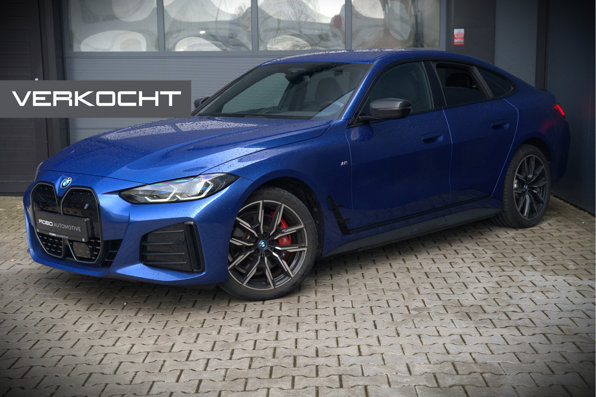 BMW i4 eDrive35 High Executive 70 kWh M Sport | Harman Kardon | Laser | M Stoelen | Camera | Stuurverwarming | Trekhaak | Memory Seats | Keyless | M Gordels | Adaptive Cruise Control | Stoelverwarming | Shadow Line |