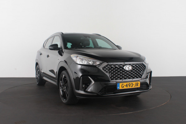 Hyundai Tucson 1.6 T-GDI N-Line 177pk/Trekhaak/360°/Phantom Black/19inch/Automaat/All season banden...
