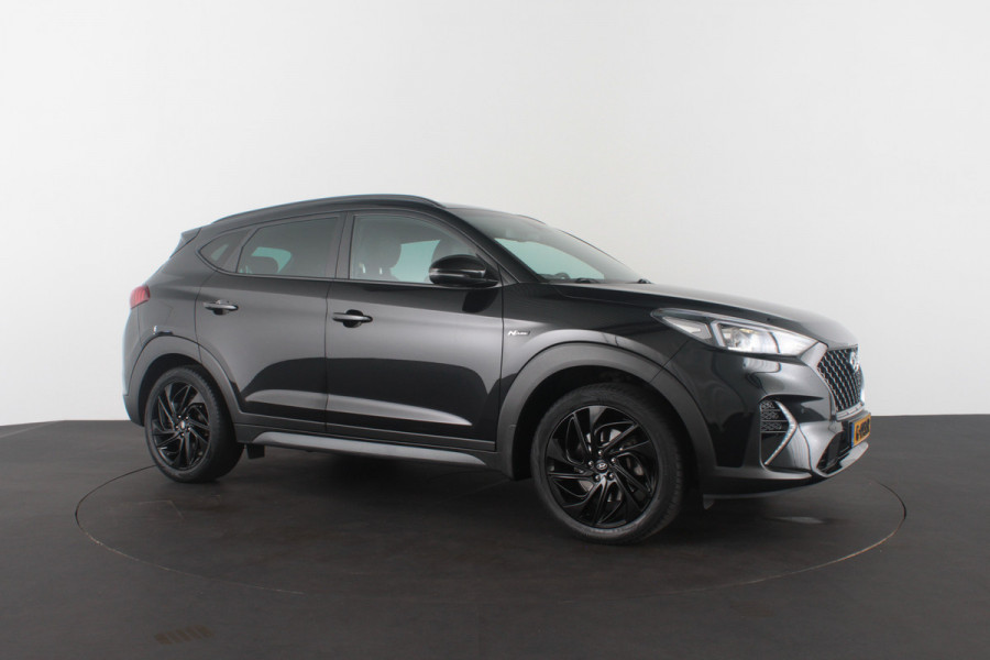 Hyundai Tucson 1.6 T-GDI N-Line 177pk/Trekhaak/360°/Phantom Black/19inch/Automaat/All season banden...