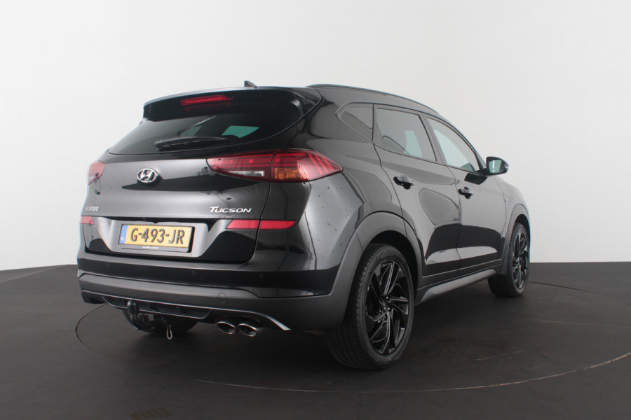 Hyundai Tucson 1.6 T-GDI N-Line 177pk/Trekhaak/360°/Phantom Black/19inch/Automaat/All season banden...