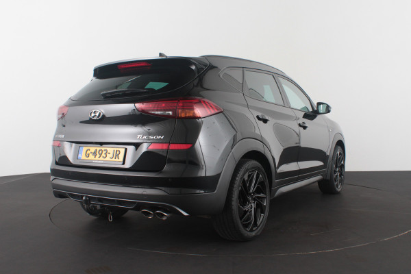 Hyundai Tucson 1.6 T-GDI N-Line 177pk/Trekhaak/360°/Phantom Black/19inch/Automaat/All season banden...