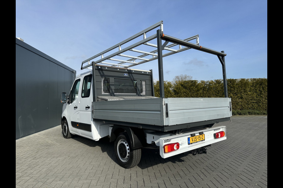 Renault Master T35 2.3 dCi 135 PK / 1e EIG. / 7 PERSOONS DUBBEL CABINE / UNIEK 14.184 KM !! / TREKHAAK / IMPERIAAL / AIRCO / CRUISE