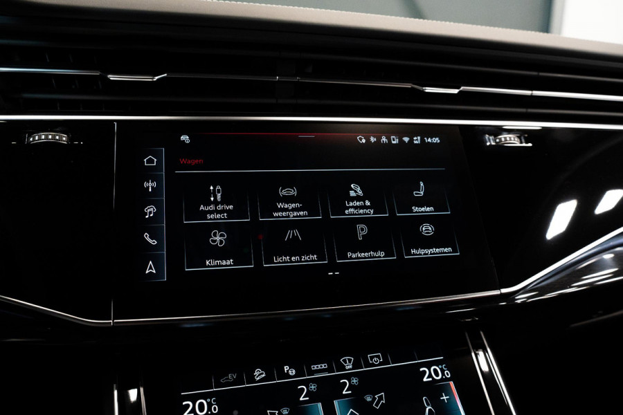 Audi Q8 60 TFSI e quattro Pro Line S Competition *Bang & Olufsen / AWD-Besturing / Stoelventilatie + Massage / Panorama / Soft-Close / HUD / Memory*