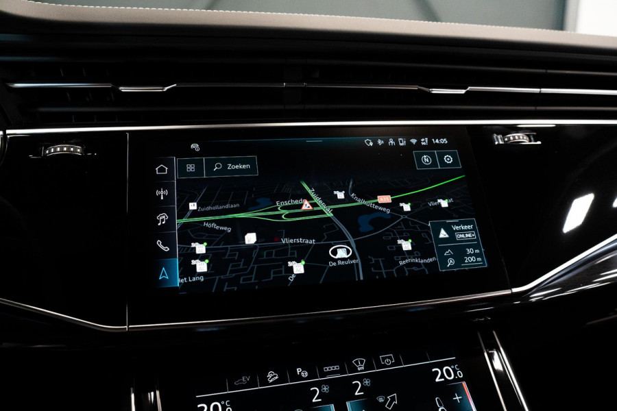 Audi Q8 60 TFSI e quattro Pro Line S Competition *Bang & Olufsen / AWD-Besturing / Stoelventilatie + Massage / Panorama / Soft-Close / HUD / Memory*