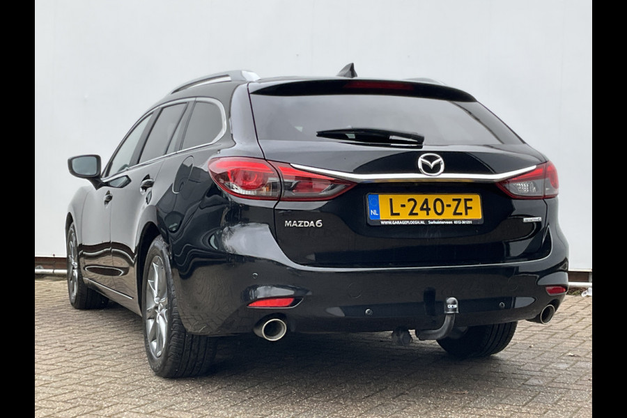 Mazda 6 Sportbreak 2.0 SkyActiv-G 165 Trekhaak Stoel/Stuurverw HUD Adap.Cruise 360Cam Dealer-OH!