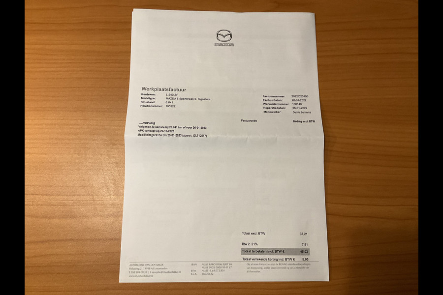 Mazda 6 Sportbreak 2.0 SkyActiv-G 165 Trekhaak Stoel/Stuurverw HUD Adap.Cruise 360Cam Dealer-OH!