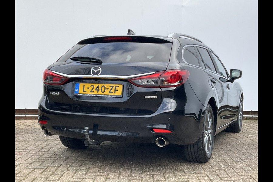 Mazda 6 Sportbreak 2.0 SkyActiv-G 165 Trekhaak Stoel/Stuurverw HUD Adap.Cruise 360Cam Dealer-OH!