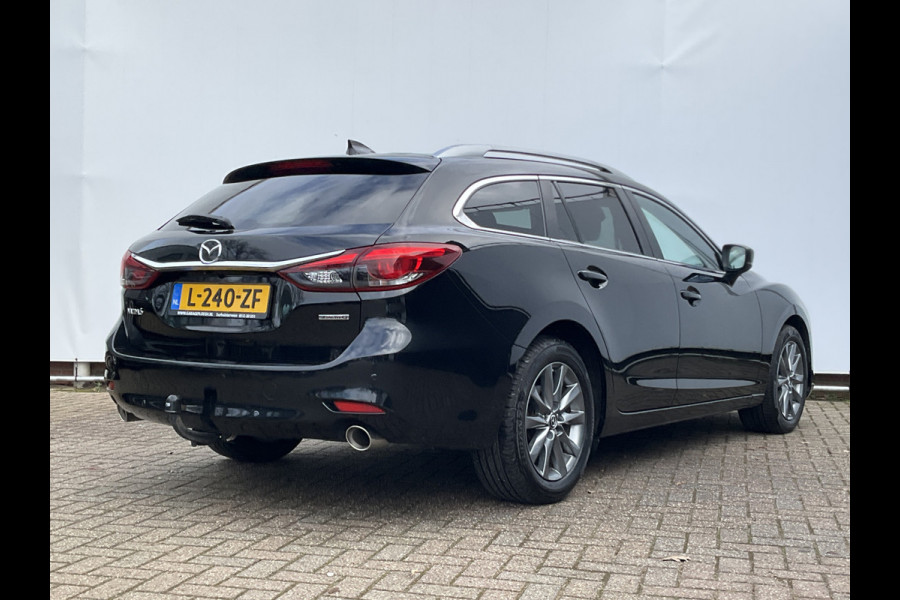 Mazda 6 Sportbreak 2.0 SkyActiv-G 165 Trekhaak Stoel/Stuurverw HUD Adap.Cruise 360Cam Dealer-OH!