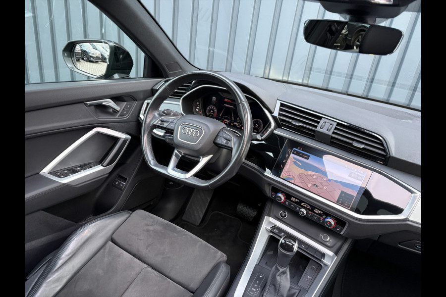 Audi Q3 Sportback 45 TFSI e S Edition | Panodak | Sonos | Elk. A-klep | Camera | Keyless | 20'' | Prijs Rijklaar!!