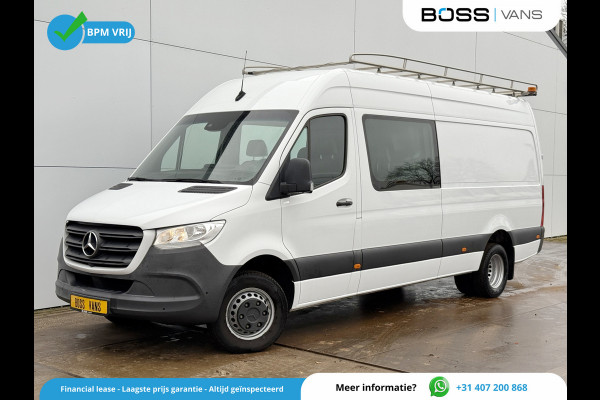 Mercedes-Benz Sprinter 516 2.2 CDI L3H2 Dubbele Cabine 3,5t Trekhaak Climate Control Cruise Control 360° Camera Carplay Imperiaal