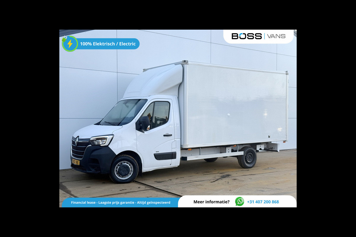 Renault eMaster ZE 100% Elektrisch 57kWh 193km WLTP LED Airco Cruise Control Bakwagen Meubelbak Koffer Laadkabel