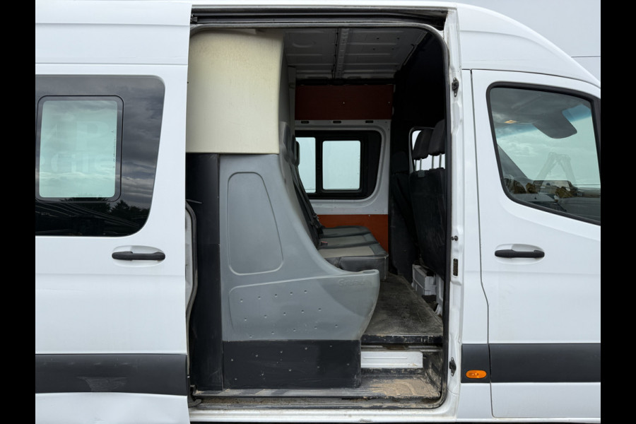 Mercedes-Benz Sprinter 514 2.2 CDI L2H2 Dubbele Cabine DoKa Mixto Dubbellucht Brandstoftank Climate Control Cruise Control Carplay Trekhaak Camera