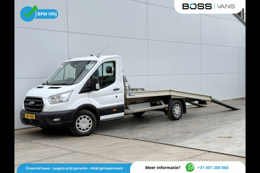 Ford Transit 350 2.0 TDCI 130PK Autotransporter Ambulance Abschleppwagen Winde Oprijwagen Lier Airco Cruise Control
