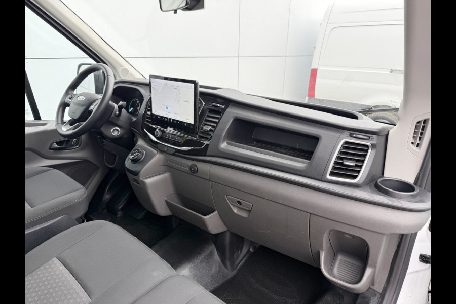 Ford E-Transit 68 KWH Kipper Elektrisch  334KM WLTP Snelladen Tipper Benne Climate Control Cruise Control Apple Carplay Stoelverwarming Navigatie Camera