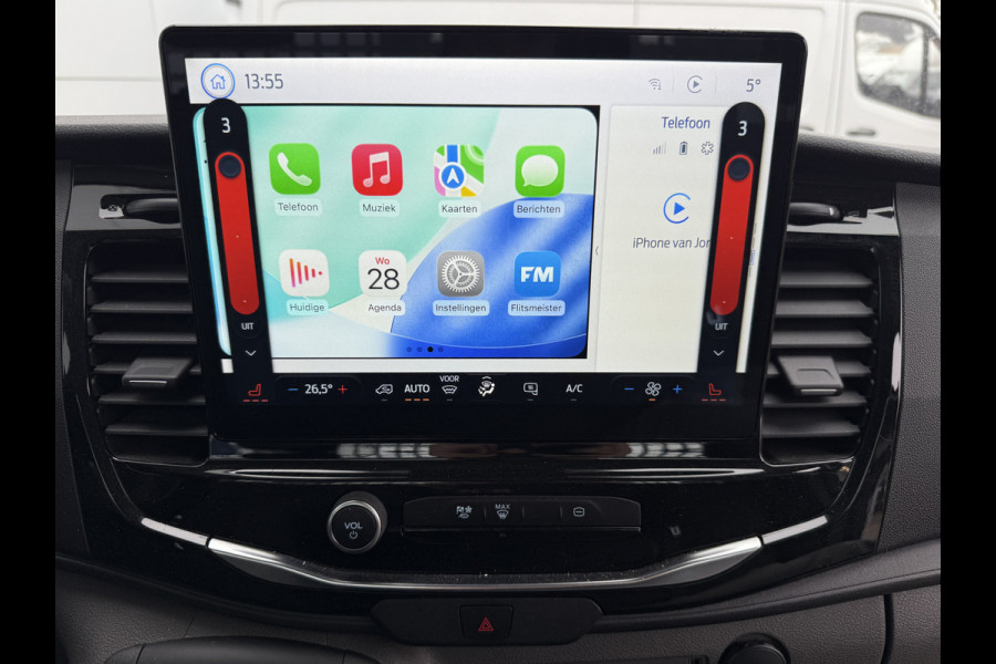 Ford E-Transit 68 KWH Kipper Elektrisch  334KM WLTP Snelladen Tipper Benne Climate Control Cruise Control Apple Carplay Stoelverwarming Navigatie Camera