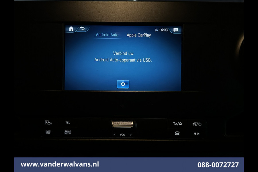 Mercedes-Benz Sprinter 316 CDI 164pk L3H2 Euro6 Airco | 360 Graden Camera | Navigatie | Apple Carplay | Chauffeursstoel Cruisecontrol, Android Auto, Stoelverwarming, Parkeersensoren, Bijrijdersbank