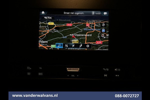 Mercedes-Benz Sprinter 316 CDI 164pk L3H2 Euro6 Airco | 360 Graden Camera | Navigatie | Apple Carplay | Chauffeursstoel Cruisecontrol, Android Auto, Stoelverwarming, Parkeersensoren, Bijrijdersbank
