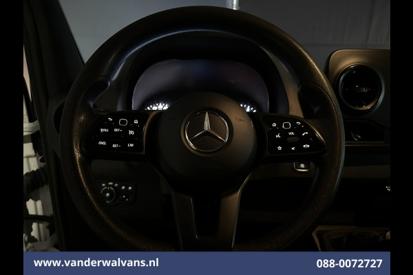 Mercedes-Benz Sprinter 316 CDI 164pk L3H2 Euro6 Airco | 360 Graden Camera | Navigatie | Apple Carplay | Chauffeursstoel Cruisecontrol, Android Auto, Stoelverwarming, Parkeersensoren, Bijrijdersbank