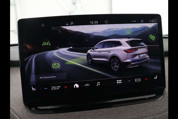 Škoda ENYAQ iV 60 | SOH 91% | Trekhaak | Stoelverwarming | Camera | Sportstuur | Carplay | Navigatie | Cruise control | Full LED | Half leder | DAB | Parkeerhulp | Sfeerverlichting | Climate control