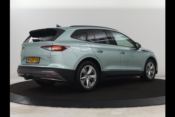 Škoda ENYAQ iV 60 | SOH 91% | Trekhaak | Stoelverwarming | Camera | Sportstuur | Carplay | Navigatie | Cruise control | Full LED | Half leder | DAB | Parkeerhulp | Sfeerverlichting | Climate control